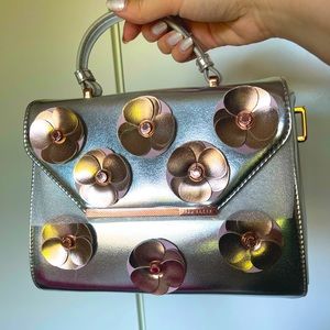 Ted Baker London Daisii Flower Applique Shoulder Bag